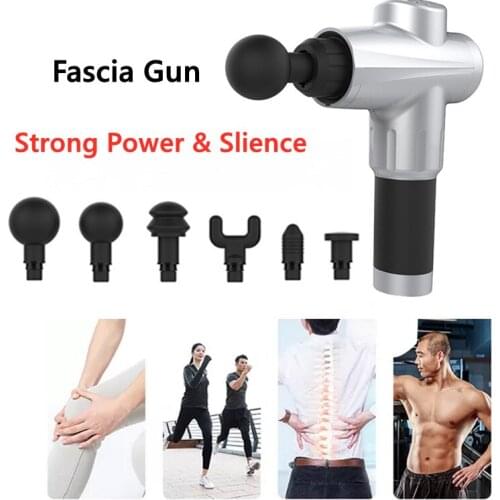 Fascia Gun Relieve Muscle Soreness Deep Muscle Tissue Vibration Relaxation Massage Gun Health Care Beauty Body Shaping Massager