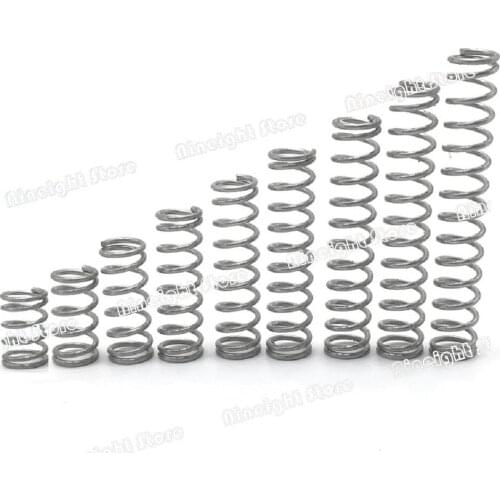 1Pcs Red Medium Load Compression Spring Loading Die Mold Spring Outer Diameter 60mm Inner Diameter 30mm Length 50-85mm