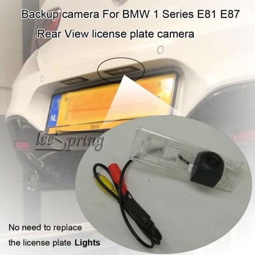Backup camera For BMW 1 Series E81 E87 2004-2012 Rear View license plate camera CCD 1280*960 1000TV LINES with Night Vision