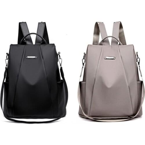 Womens New Trend Casual Wild Fashion Travel Backpack Waterproof Large Capacity Travel Bag Anti-theft Oxford Cloth Bag