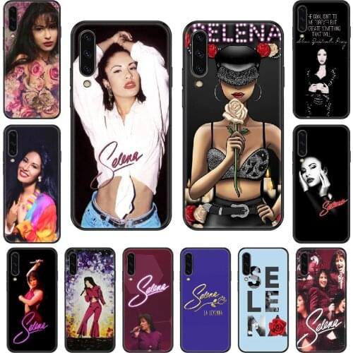 Selena quintanilla Phone case For Samsung Galaxy A 3 5 8 9 10 20 30 40 50 70 E S Plus 2016 2017 2018 2019 black fashion shell 3D