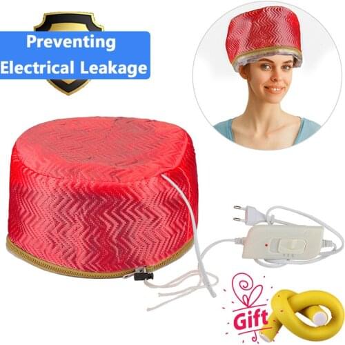 Thermo Cap For Hair Heating Cap Household Steamer Caps Satin Diffuser Cap For Dryer Thermal Cap Hair Care Styling Tools