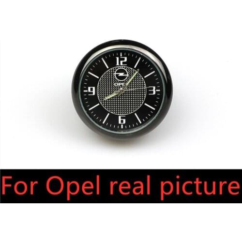 Opel Car decoration clock watch modified car interior electronic quartz watch for Opel astra opel astra h astra g insignia mokka