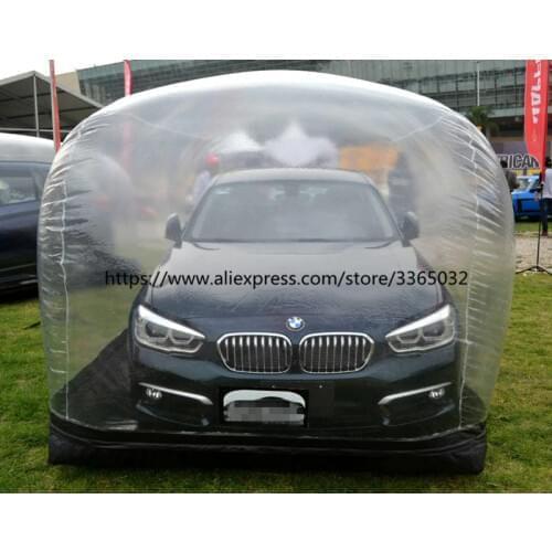 Air Inflatable Heated Hail Proof Protection Car Cover Capsule Tent Air Inflatable Car Storage Bubble
