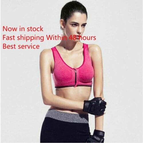Women Sports Bra Vest Gym Wear Fitness Crop-Top Jogging Yoga Exercise Tank Tops