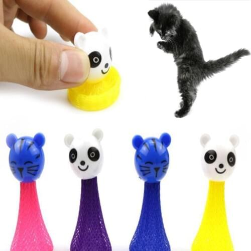 1 Pcs Funny Jumping Cat Toy Pet Cat Bouncing Toy Puppy Kitten Playing Toys Bouncy Balls Toys For Cat Pet Accessories 23