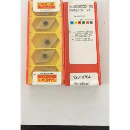 5PCS CARBIDE INSERT DNGA150408S01030A 7015