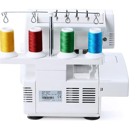 Electronic Overlock Sewing Machine Household Multifunction Double Thread And Speed Free-Arm Crafting Mending Selvage Machine