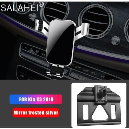 Beauty Car Phone Holder for KIA K3 2019 Interior Mobile Phone Holder Navigation Bracket Air Vent Mobile Phone Stand Accessories