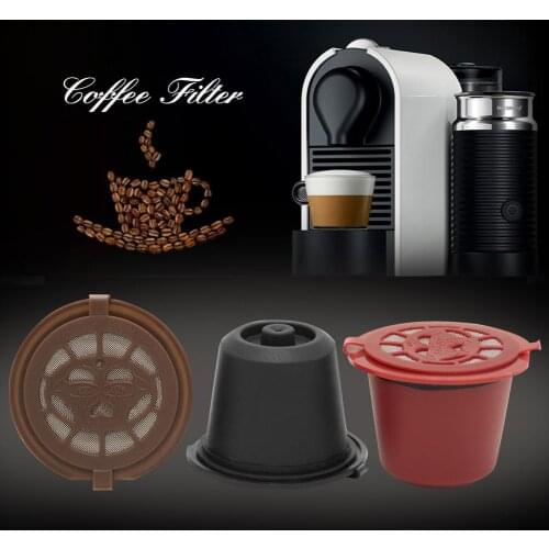 Reusable Refill Coffee Capsule Filter Shell for Nespresso Coffee Machine Universal Coffee Capsule Shell Filter Cup Coffeeware