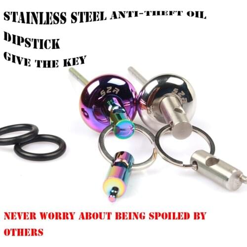 Motorcycle Modification Stainless Steel Anti-prying Oil Dipstick Oil Cover Anti-theft Gear Cover For Honda Forza350 ADV150