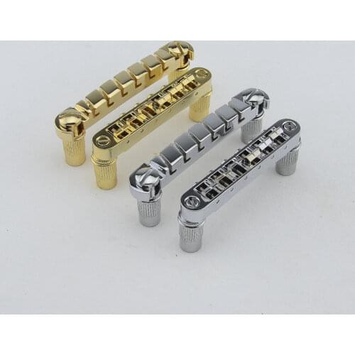 1 Set Original Genuine IBZ Quik Change III Tune-O-Matic Electric Guitar Bridge And Tailpiece Chrome /Gold Guitar Accessories