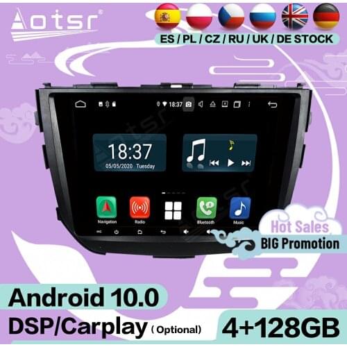 128 Carplay Multimedia Stereo Android For Suzuki Vitara Breeza 2015 2016 2017 GPS Navigation Auto Audio Radio Receiver Head Unit