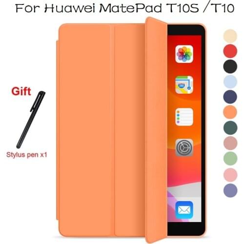 2020 New Magnetic Case for Huawei MatePad T10s 10.1" AGS3-L09/AGS3-W09 Folding Stand Cover for Huawei T10 9.7 Inch AGR-L09/W09
