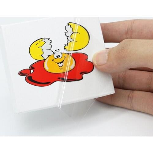 Custom UV Transfer Label Waterproof Label Water Bottle Lanch Box Sticker