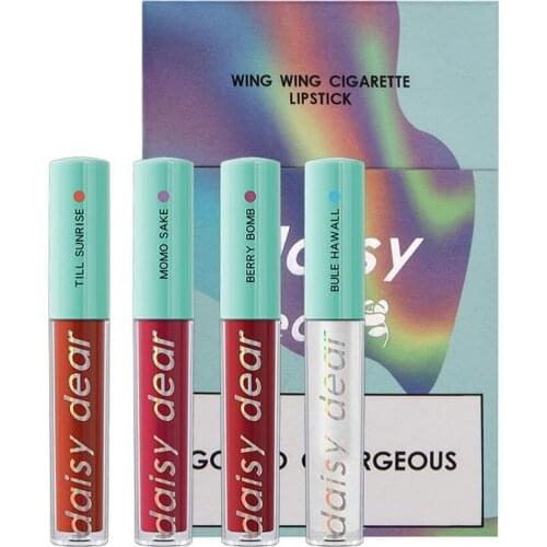 Cigarette Tube Lip Glaze Silky Soft Lasting Moisturizing Lipstick Female Student Lip Gloss Lip Gloss