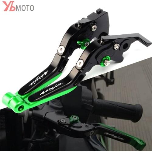 Motorcycle CNC Folding Extendable Brake Clutch Levers For KAWASAKI NINJA 300 300R 250R Z300 Z250SL NINJA250R Accessories