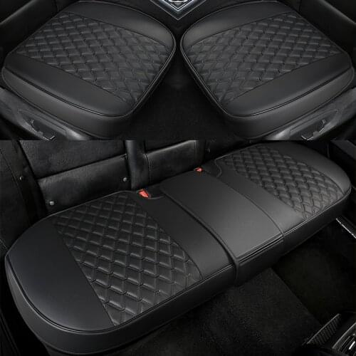 Universal Car Seat Cover Breathable 5D PU Leather Pad Mat For Auto Chair Cushion Car Front Seat Cover Four Seasons Anti Slip Mat