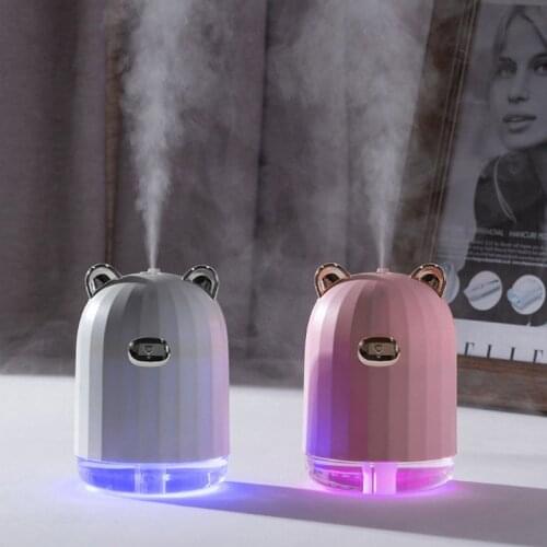 ELOOLE Cute Animals USB Air Humidifier Purifier Diffuser Fine Spray Rechargeable Wireless With Night Light Automatic Power Off