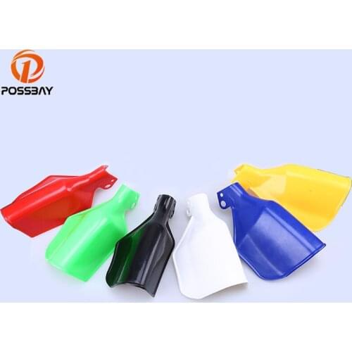 POSSBAY 7/8" 22mm Motorcycle Handguards for Harley Honda Kawasaki Yamaha Suzuki Dirt Universal Motocross Hand Guards Protector