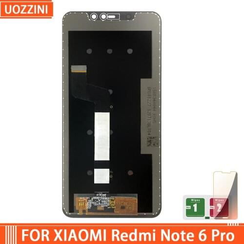 Hight Quality LCD Frame For Xiaomi Redmi Note 6 Pro LCD Display Screen Replacement Display Redmi Note 6 Pro With Frame