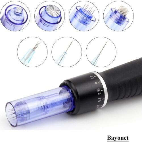 10pcs Electric Derma Pen Needle 1/3/9/ 12/ 36/ 42/ Nano Cartridges Bayonet for Ultima A1 Dr Pen Micro Needles