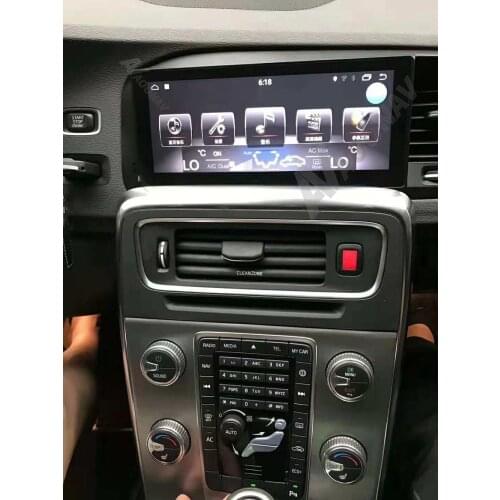 2 din Android car stereo autoradio Tesla style for Volvo S60 V60 2011-2020 car radio multimedia player GPS navi DVD player