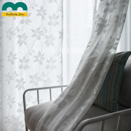 2021 New Pure Color Jacquard Curtains Modern and Simple Custom Partition Translucent Curtains for Living Dining Room Bedroom