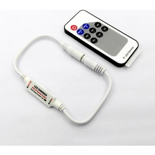 5pcs R107-D Mini RF Single Color Controller 9keys remote R107 RF Wireless LED Dimmer;DC5-24V for 5050 3528 single color strip