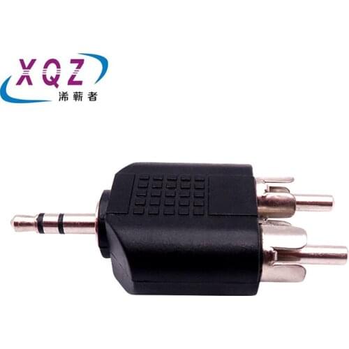 Audio 3.5mm to 2RCA adapter 3.5 male to 2RCA male adapter converter Audio Stereo Jack male To 2 RCA Male Audio Jack Connector
