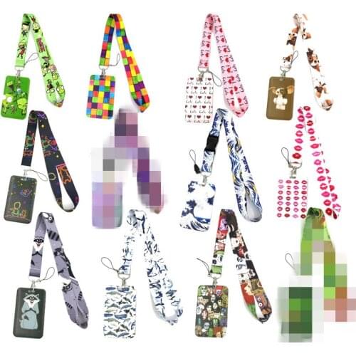 Key lanyard Car KeyChain ID Card Pass Gym Mobile Phone Badge Kids Key Ring Holder Jewelry Decorations