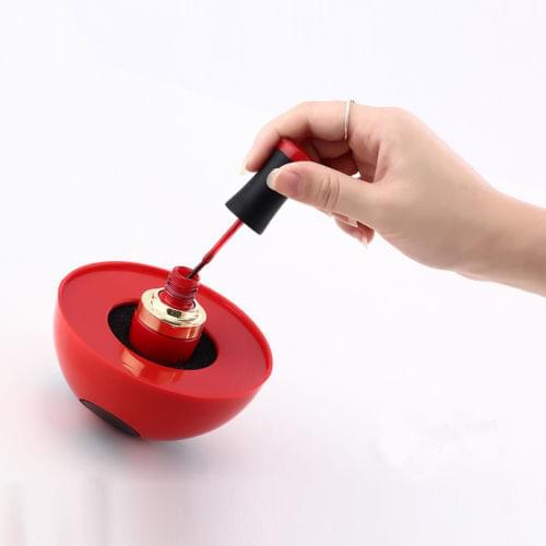 Red Semi-Circle ABS Spill Proof Nail Polish Holder Creative Nail Tools Manicure Nail Polish Bottle Holder Display