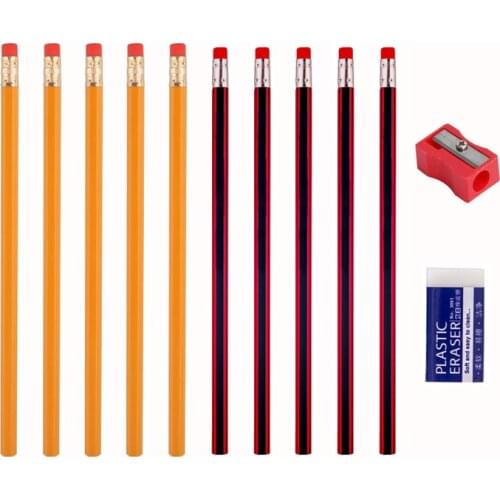 Graphite HB Pencil Eraser Sharpener Set Supplies Kid Lead Drawing Writing Pencils School Student Stationery office For Children