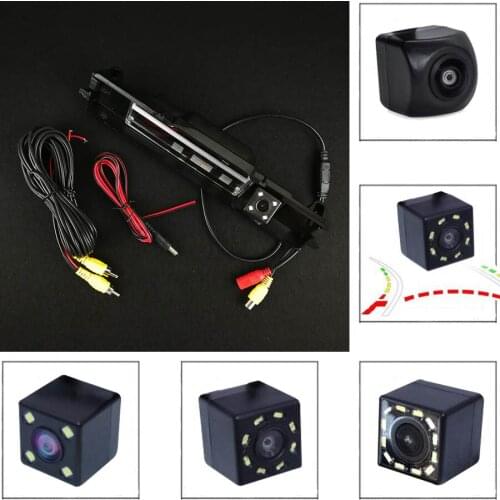 HD Car CCD Night Vision Waterproof 4LED Rear View Camera For Yaris 2006 2007 2008 2009 2010 2011 2012 Vitz Geely jingying