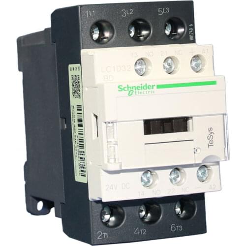 Schneider DC contactor DC24V LC1D32BDC / DC110V LC1D32FDC 1 open 1 closed 32A