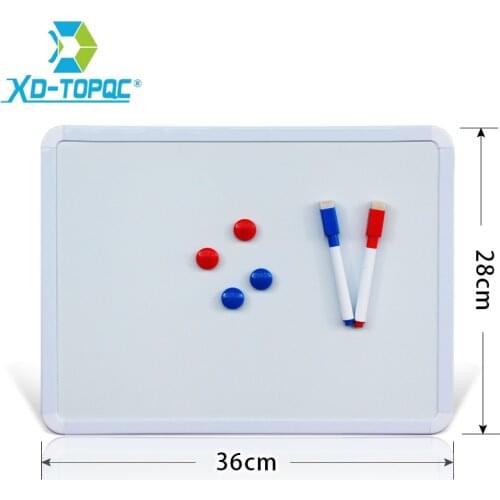 XINDI 28*36cm Magnetic Whiteboard PVC Frame Message White Board On Fridge For Home Decoration Message Drawing Board Notes WB01