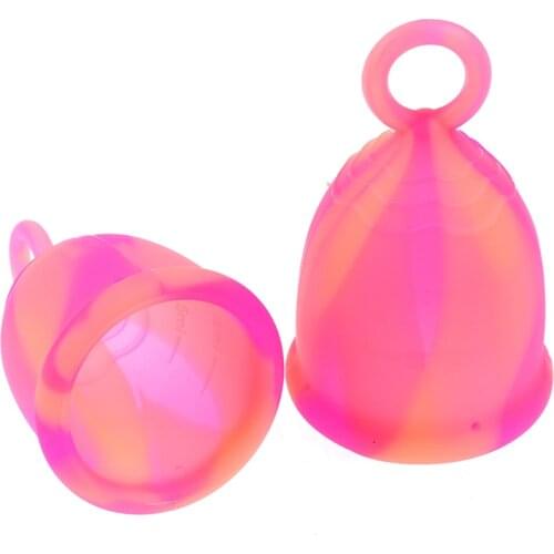 Mestrual Cup With Ring Hygiener Period For Women Menstruatie Cup Medical Grade Silicone Menstrual Cup Collector Menstrual