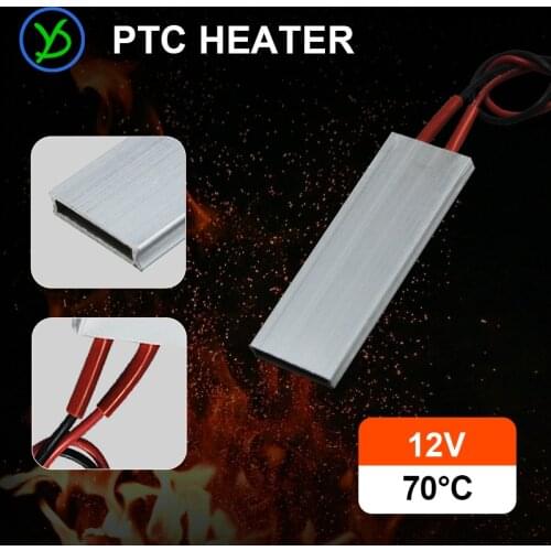 1piece 80*28.5mm PTC heating element constant temperature 80/100/220 degree 12V Aluminum Shell Heater