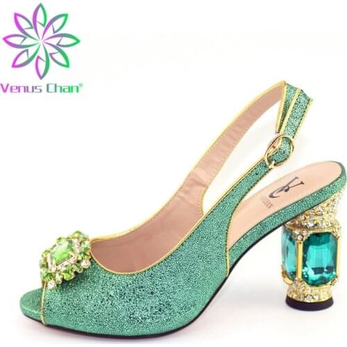 Latest Design Women Summer High Heeled Shoe for Women Slip on Women Heels Women Pumps Wedding Shoes Bride Cristal Sexy Lady Shoe