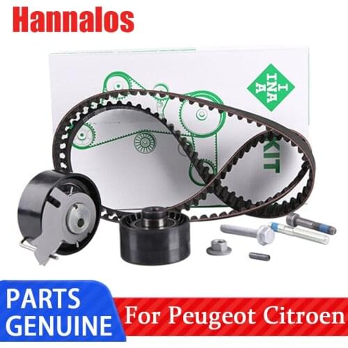 Suitable for Peugeot Citroen timing belt set 1.6 engine 16V car timing three-piece set INA brand new