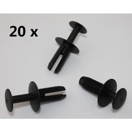 FOR BMW 8mm Plastic Rivet Trim Clips- For Boot Linings, Trim & Trunk 1127004445