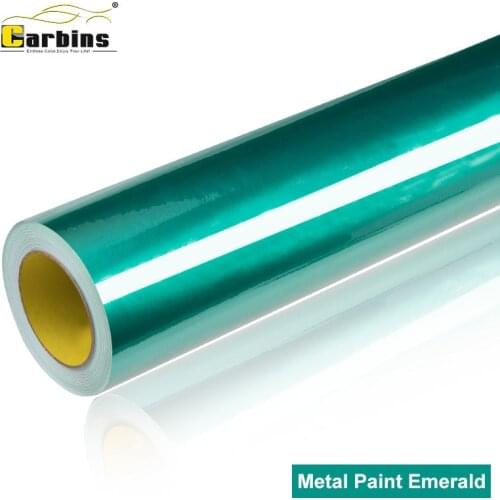 Professional Car Wraps Vinyl Film Carbins Metal Paint Emerald High Gloss