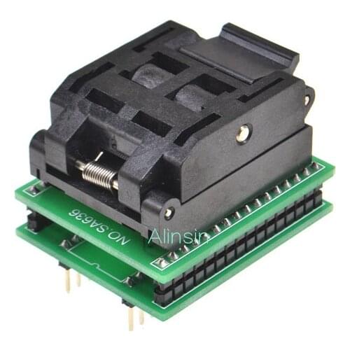 TQFP32 QFP32 TO DIP32 IC Programmer Adapter Chip Test Socket SA636 Burning Seat Integrated Circuits