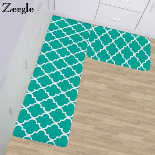 Zeegle Doormat Anti-slip Balcony Table Chair Floor Mat Water Absorption Carpet Kitchen Mat Door Mat Bathroom Rug Bedroom Carpet