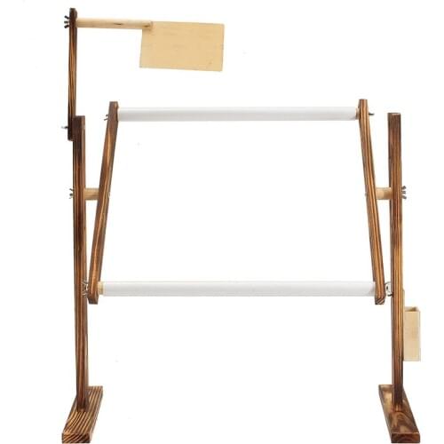 Adjustment Solid Wooden Frames Tabletop Crossstitch Embroidery Floor Stand For Needlework Sewing Handmade Tools Chinese Cross St