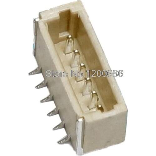 SH 1.0MM 6Pin ST SH1.0 connector 1.0mm pitch SMT connector Sockets Connector Electrical Cam Type SH 1.0 MM Connectors