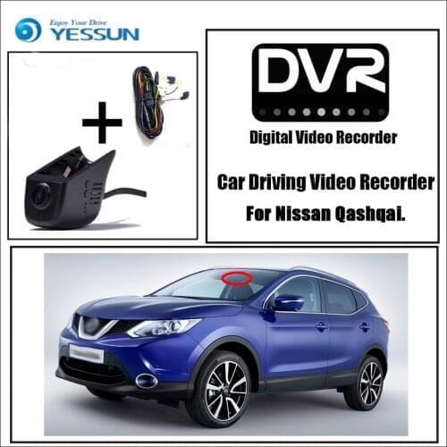YESSUN for Nissan Qashqai Car Driving Video Recorder DVR Mini Control APP Wifi Camera Registrator Dash Cam Original Style