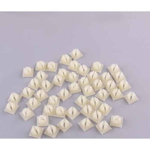 50Pcs Bumper License Plate Nut Bracket Clip 1/4" (#14) Screw Grommet Fit for GM Chevrolet Auveco 4755299 3907444 A8435 A11719