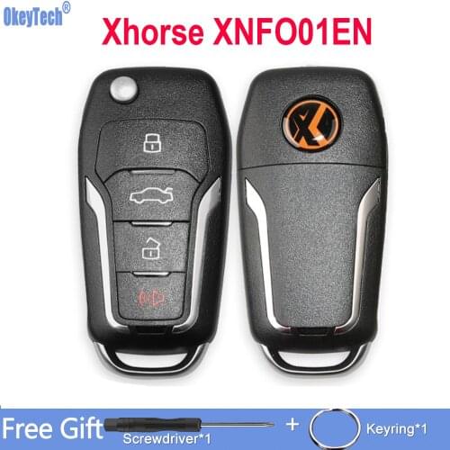 Xhorse XNFO01EN 4 Buttons Wireless Universal Remote Key For Ford English Version For VVDI2 mini remote programmer/VVDI key tools