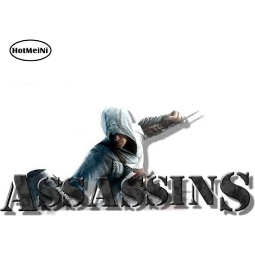 HotMeiNi 13cm x 5.7cm for Assassins Creed Funny Car Stickers Waterproof Scratch-proof Trunk Truck Vehicle Bumper Window Decal